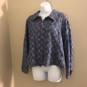 Vintage Denim Embroidered Jacket